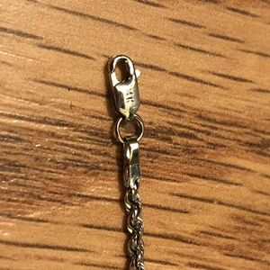 14k White Gold Chain